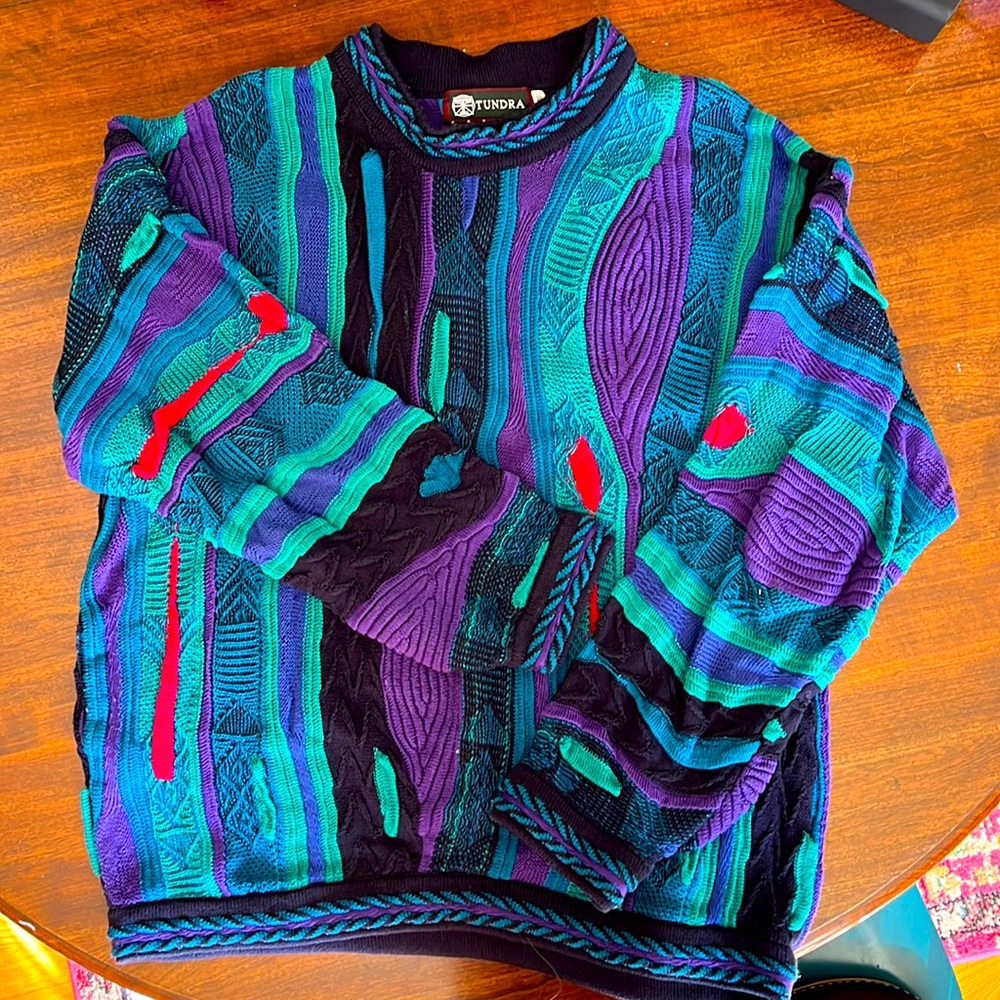 Vintage Grandpa Sweater!